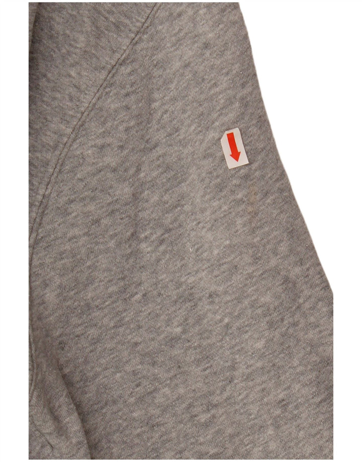 Nike Herren-Kapuzenpullover mit Grafik, mittelgraue Baumwolle