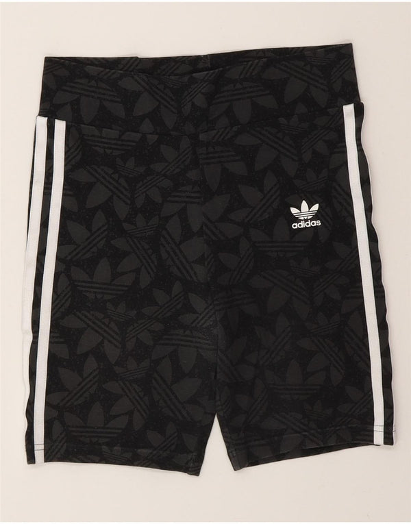 Adidas Mädchen Graphic Sport Shorts 13–14 Jahre graue Baumwolle