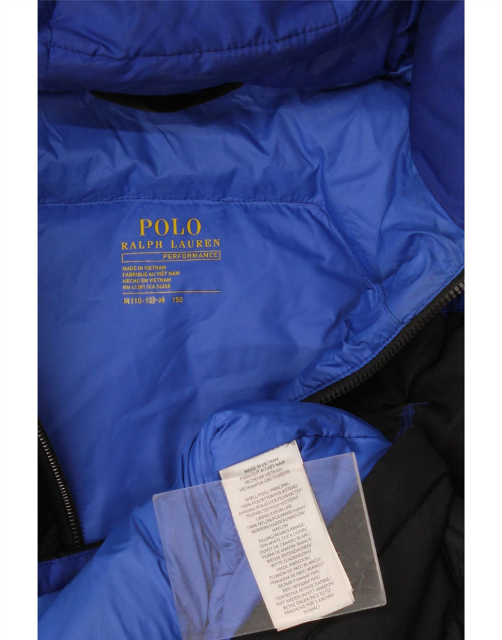 Wattierte Jacke für Jungen von Polo Ralph Lauren, 10–11 Jahre, Mittelschwarz, Farbblock