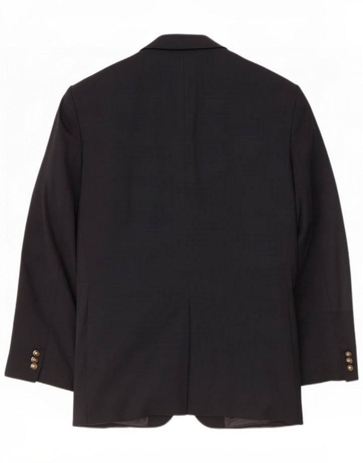 Marks & Spencer Herren-Blazer mit 3 Knöpfen, UK 46, XL, Marineblau, Schurwolle