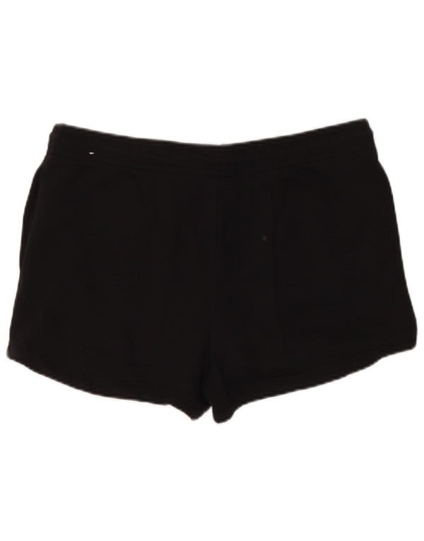 Nike Damen Sportshorts UK 14 Large Schwarz Baumwolle Sport