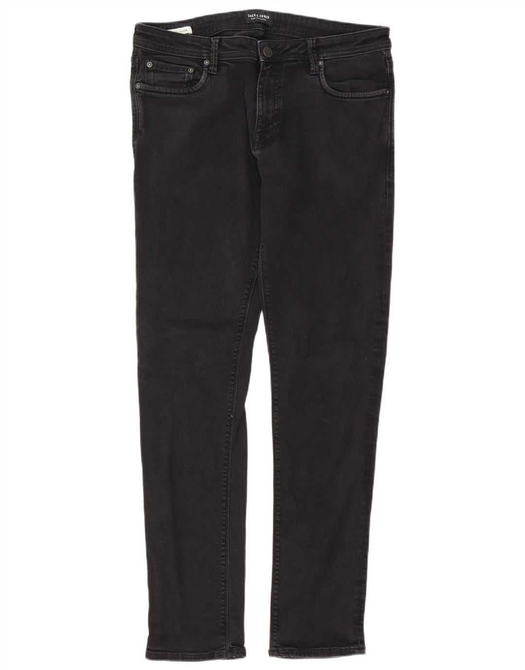 Jack & Jones Herren GLENN Slim Jeans W34 L34 Schwarze Baumwolle