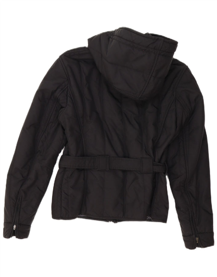 Refrigiwear Wattierte Damenjacke mit Kapuze IT 46 Large Schwarz Polyester
