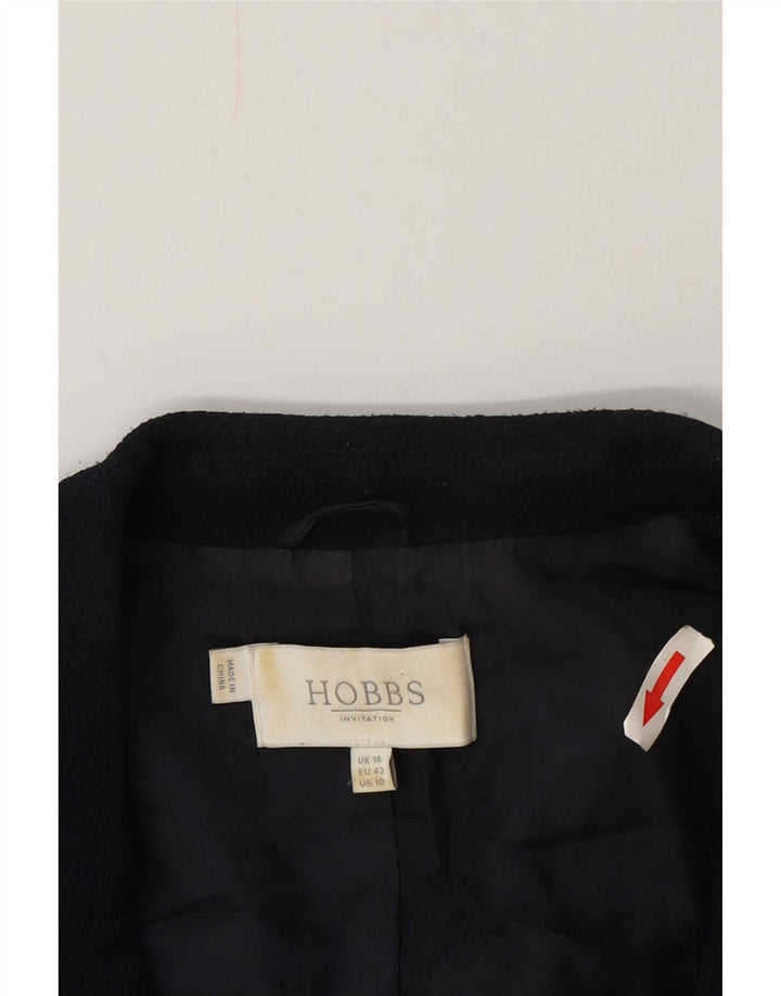 Hobbs Damen-Blazerjacke mit 2 Knöpfen, UK 14, Größe L, Marineblau, Polyester