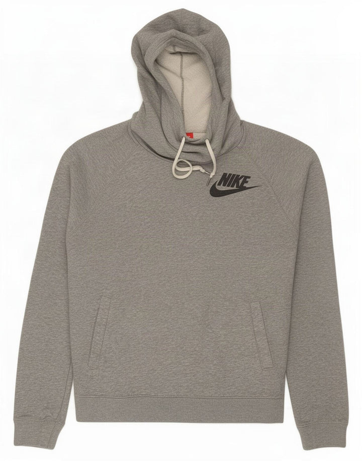 Nike Herren Kapuzenpullover, Größe S, Grau, Baumwolle