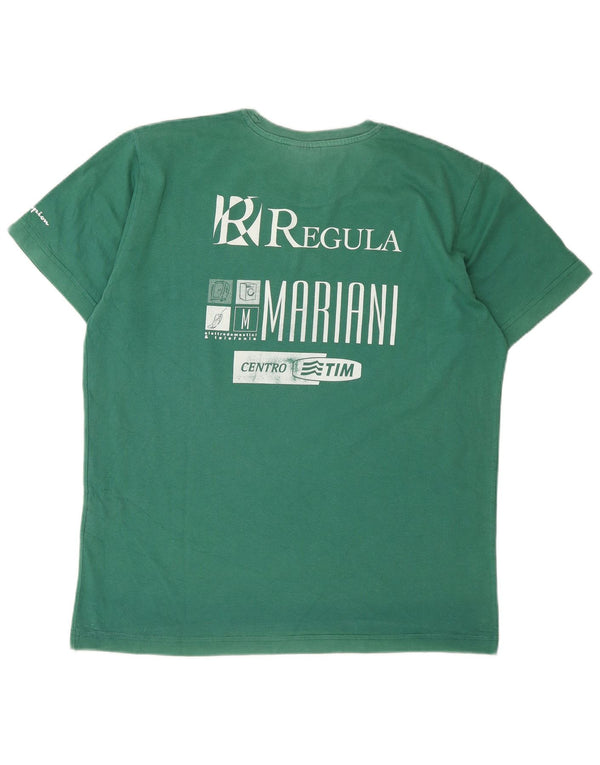 Champion T-Shirt mit Grafik für Jungen, 15–16 Jahre, 2XL, grüne Baumwolle