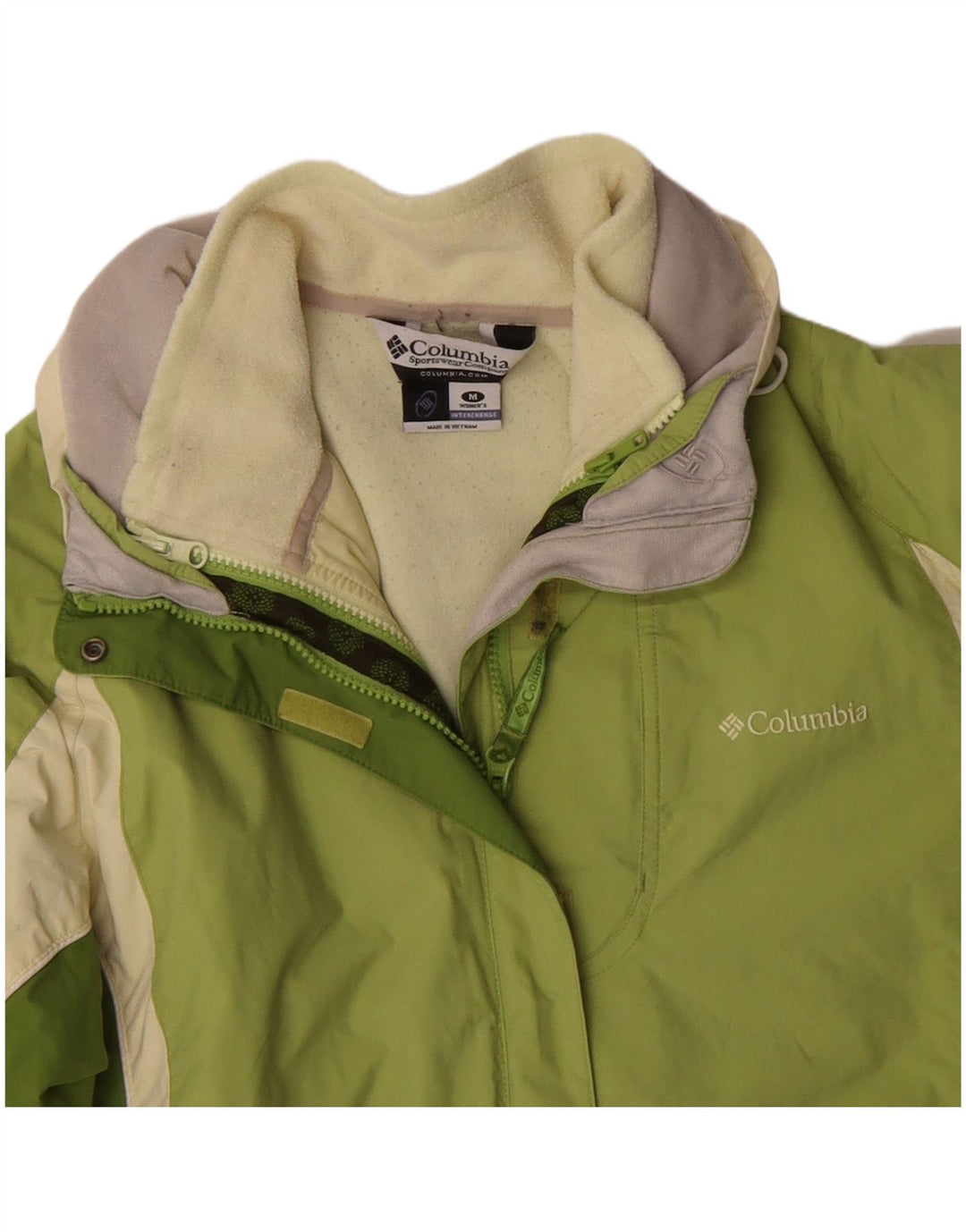 COLUMBIA Damen Interchange Windjacke UK 14 Mittelgrün