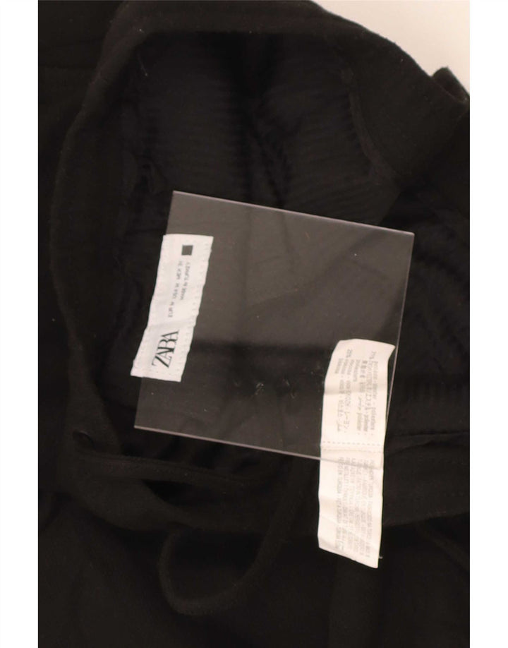Zara Herren Freizeitshorts Medium W30 Schwarz Polyester