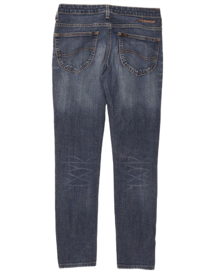 LEE Damen Scarlet Slim Jeans W29 L27 Blaue Baumwolle