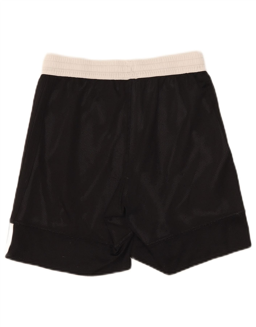 Adidas Sportshorts für Jungen, 11–12 Jahre, schwarzes Colourblock-Polyester