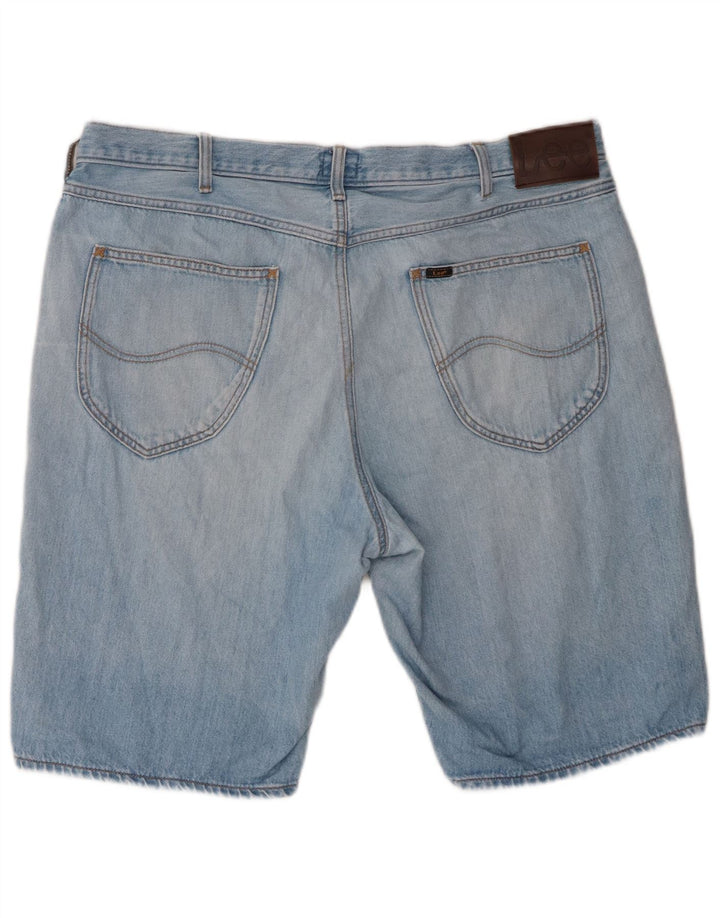 Lee Herren Jeansshorts W38 XL Blaue Baumwolle