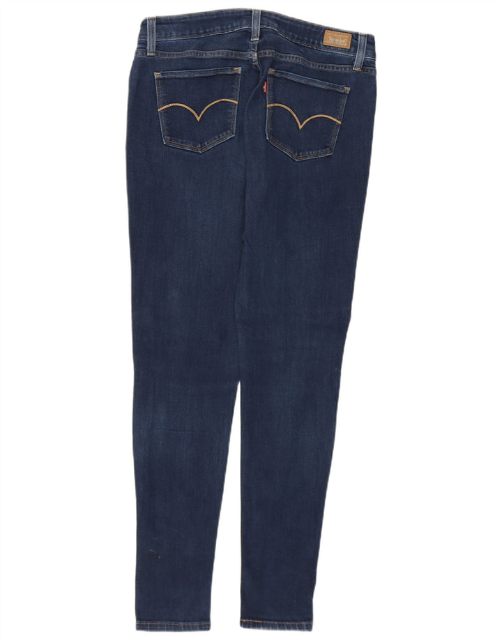 LEVI'S Damen Skinny Jeans W31 L30 Marineblaue Baumwolle