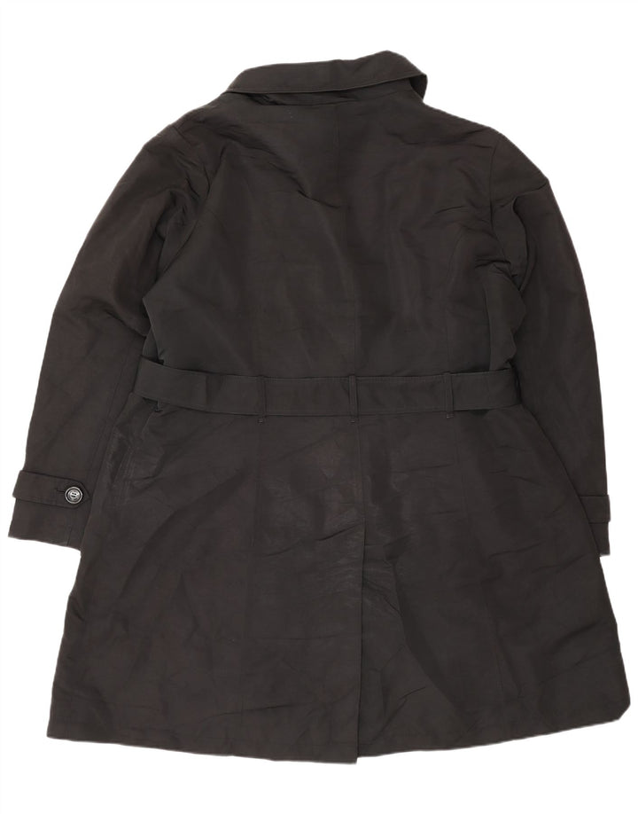 Marks & Spencer Damen Trenchcoat UK 22 3XL Schwarz Polyester