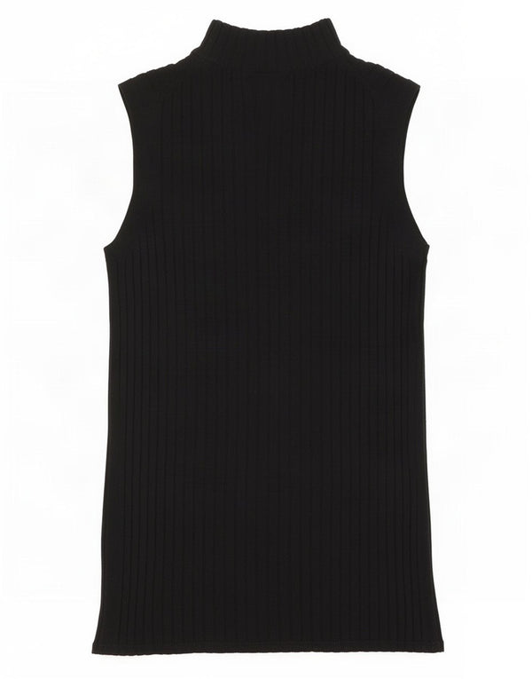 Marks & Spencer Damen Weste Tank Top UK 10 Small Schwarz