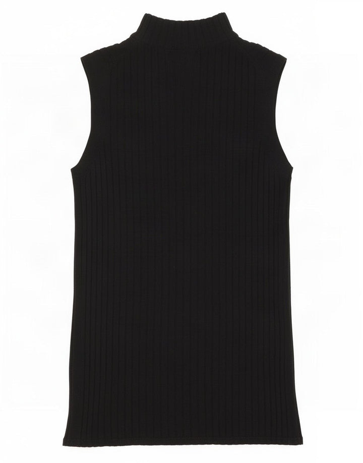 Marks & Spencer Damen Weste Tank Top UK 10 Small Schwarz