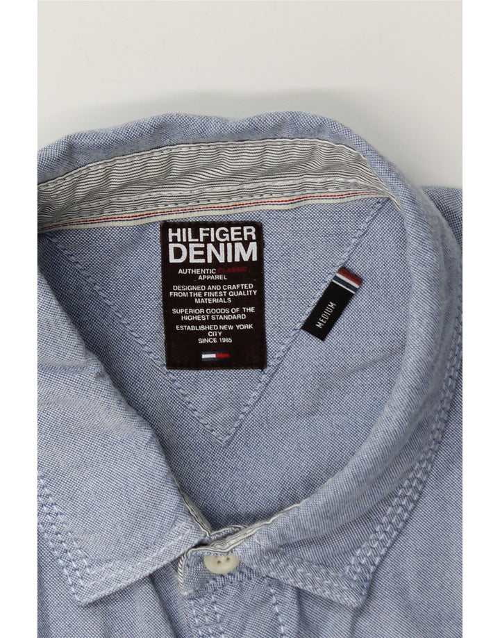 Tommy Hilfiger Herrenhemd Mittelblau