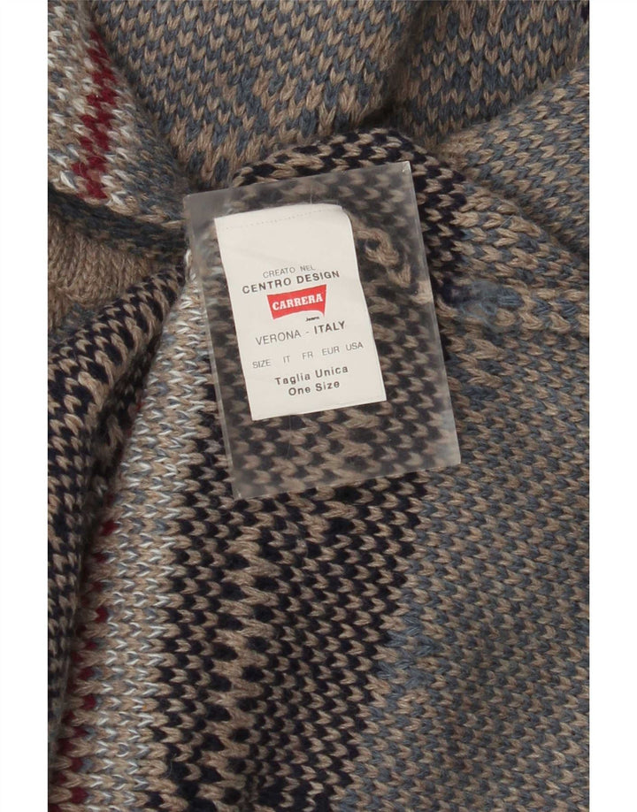 Carrera Damen Longline-Cardigan-Pullover, Einheitsgröße, mehrfarbig, Aztekenmuster
