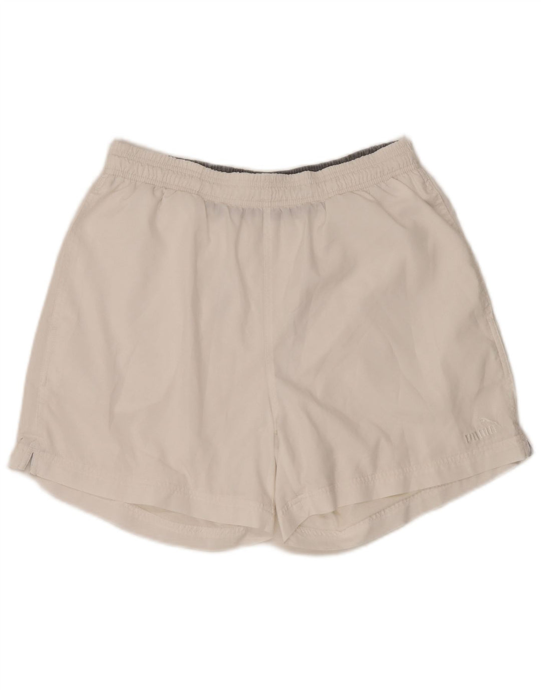 Puma Herren-Sportshorts, groß, weißes Polyester
