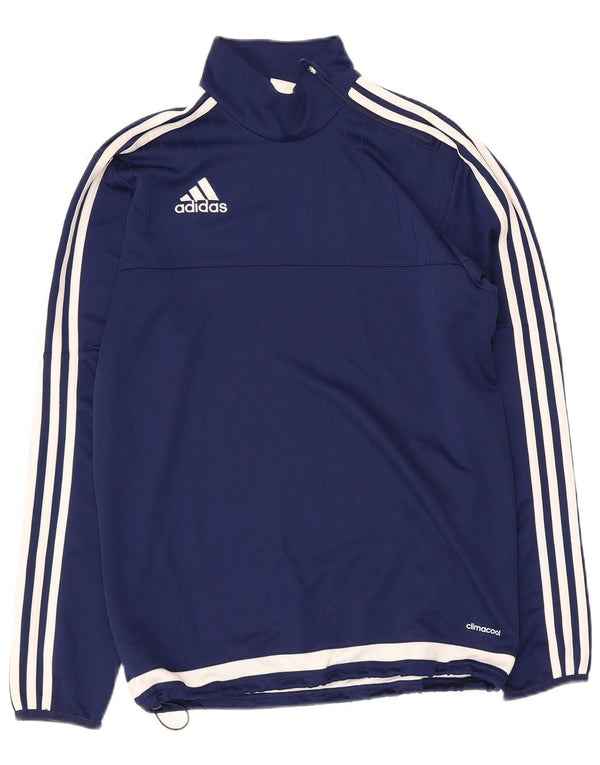 Adidas Climacool Pullover-Trainingsanzug für Herren, Größe S, Marineblau, Farbblock