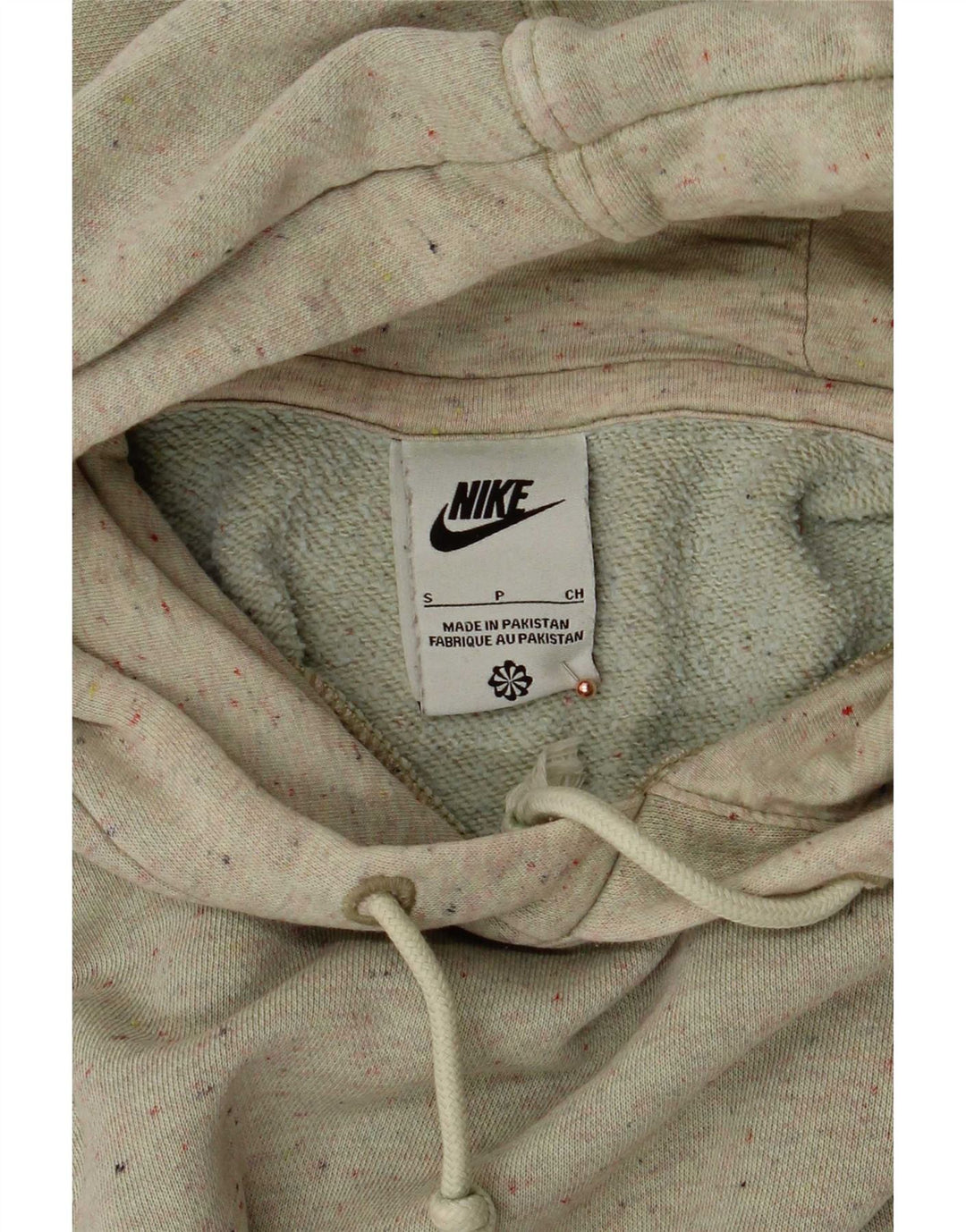 Nike Herren Kapuzenpullover, klein, grün gefleckte Baumwolle