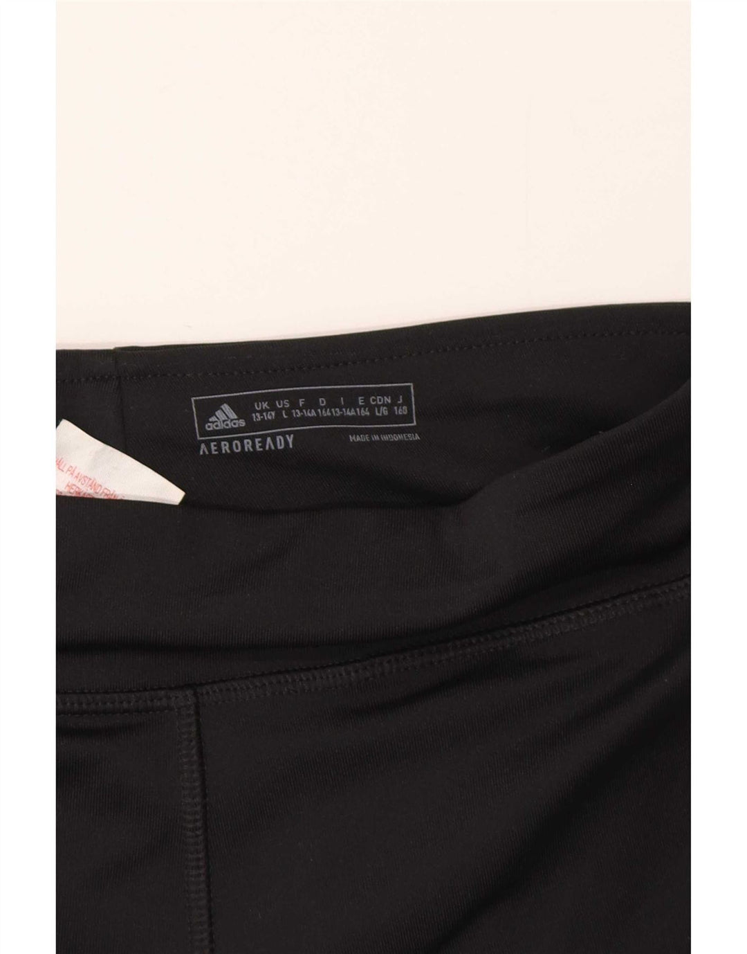 Adidas Mädchen Aeroready Leggings 13–14 Jahre, schwarzes Polyester