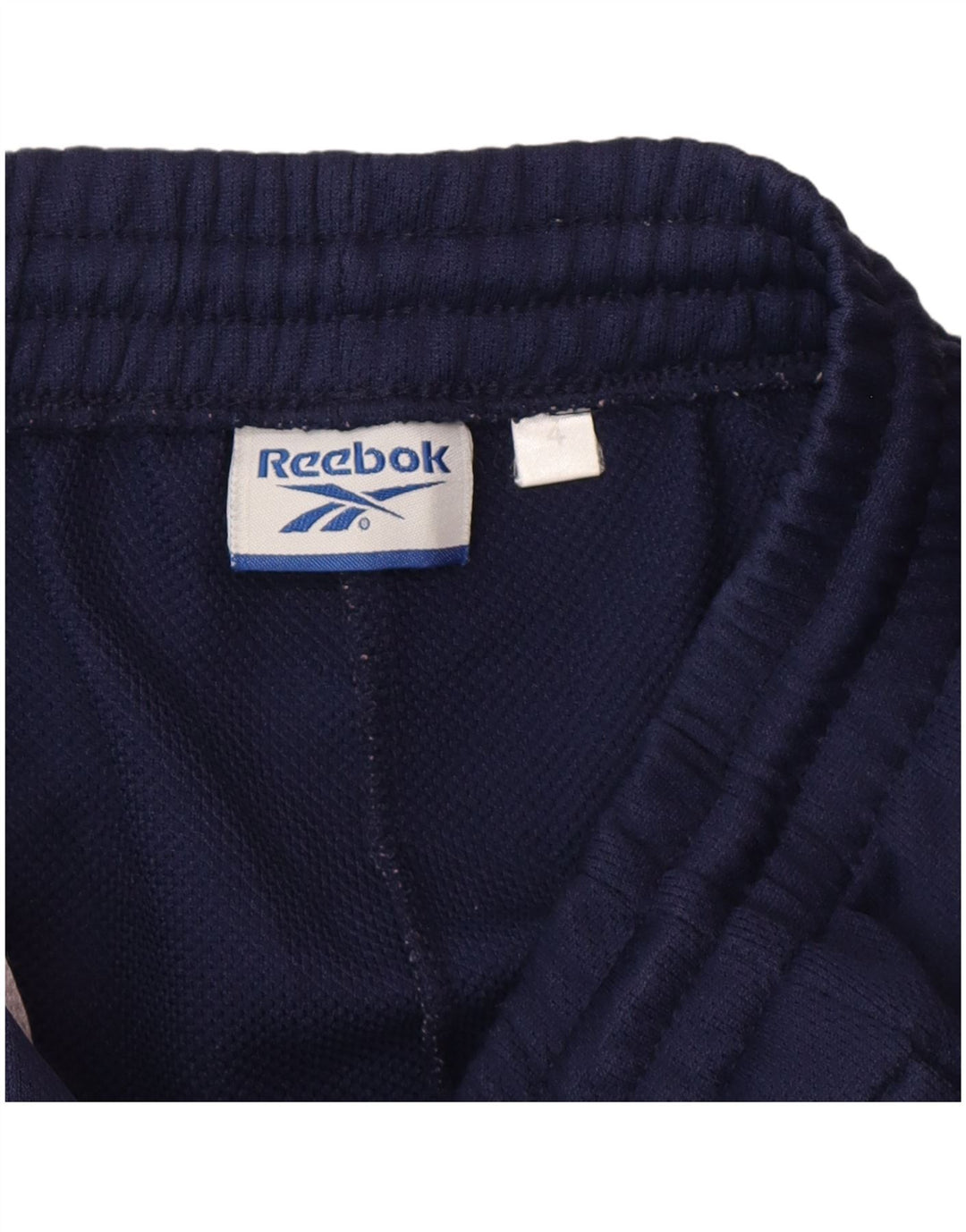Reebok Herren-Trainingshose mit Grafik, groß, marineblaues Polyester