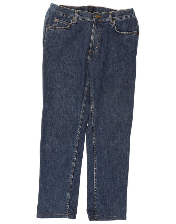 Lee Herren Brooklyn Straight Jeans W31 L28 Blaue Baumwolle