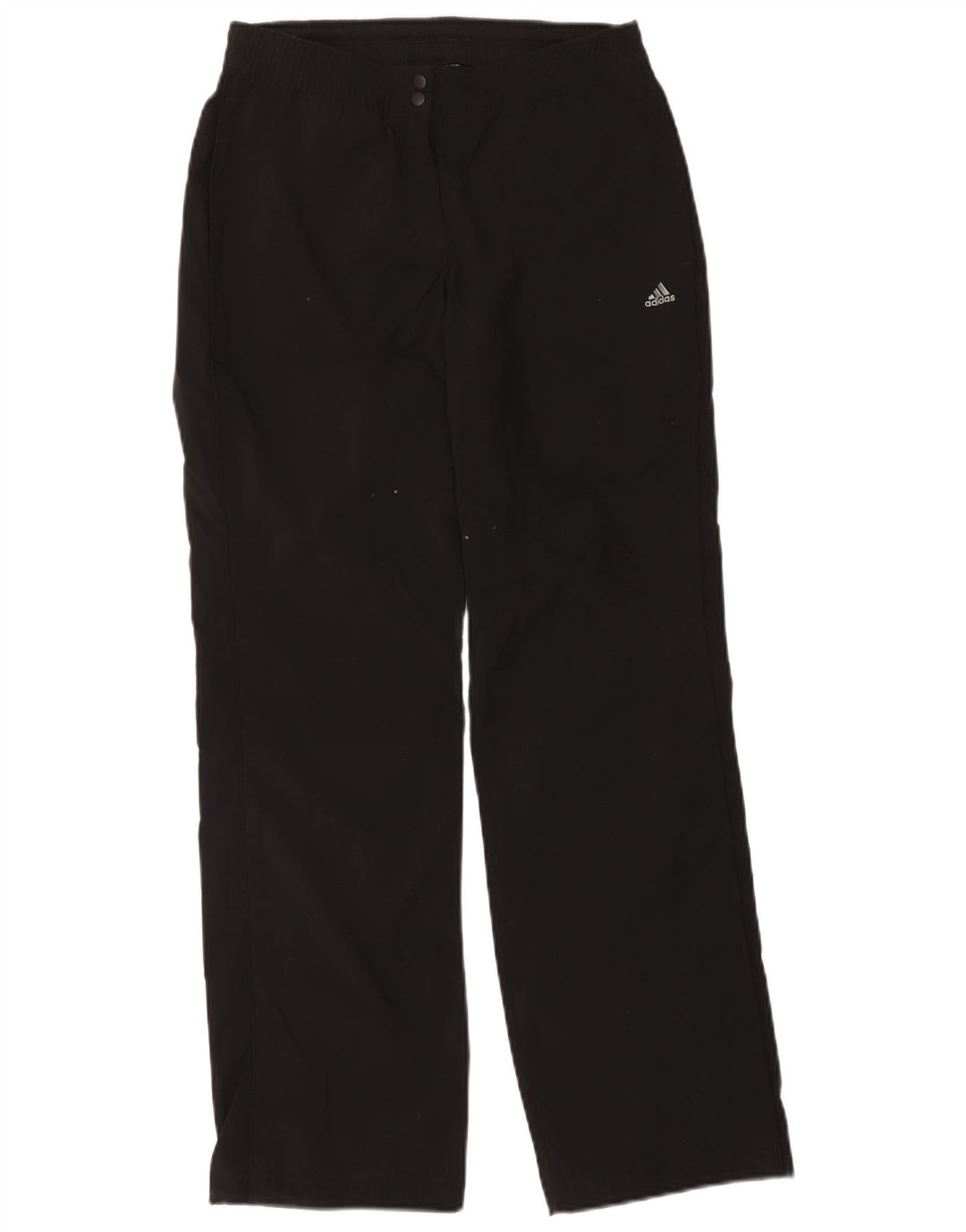 Adidas Damen Climalite Trainingshose UK 10 Small Schwarz Polyester