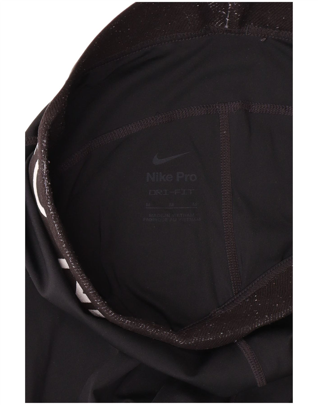 Nike Damen Dri Fit Graphic Leggings UK 12 Medium Schwarz Polyester Sport