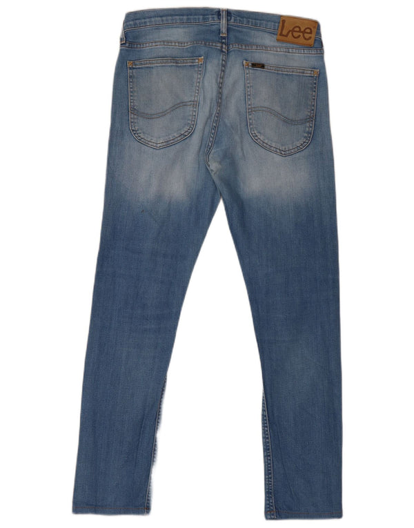 Lee Herren Luke Tapered Slim Jeans W31 L32 Blaue Baumwolle