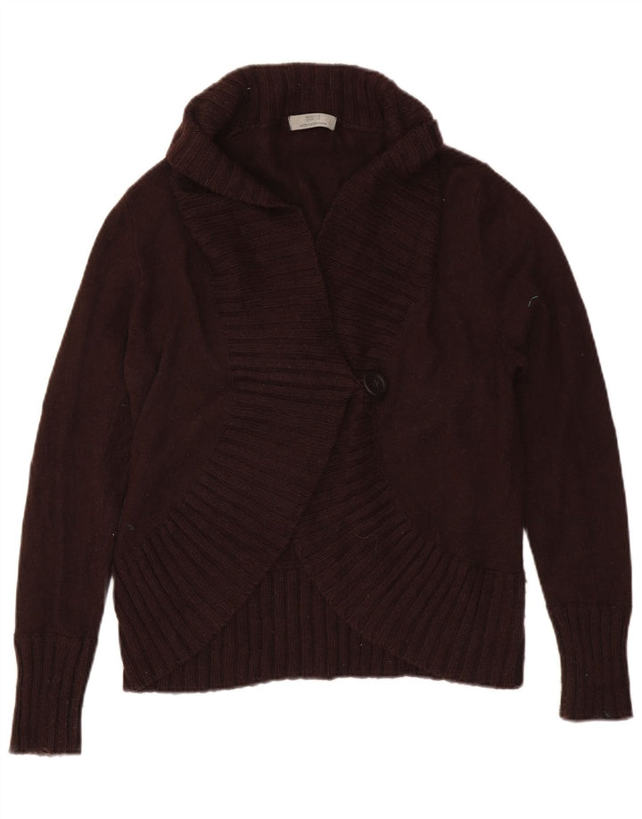 Marks & Spencer Damen-Cardigan-Pullover UK 16 Große braune Baumwolle