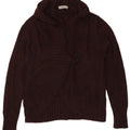 Marks & Spencer Damen-Cardigan-Pullover UK 16 Große braune Baumwolle