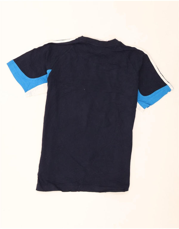 Adidas T-Shirt für Jungen, 15–16 Jahre, Marineblau, Colourblock-Baumwolle