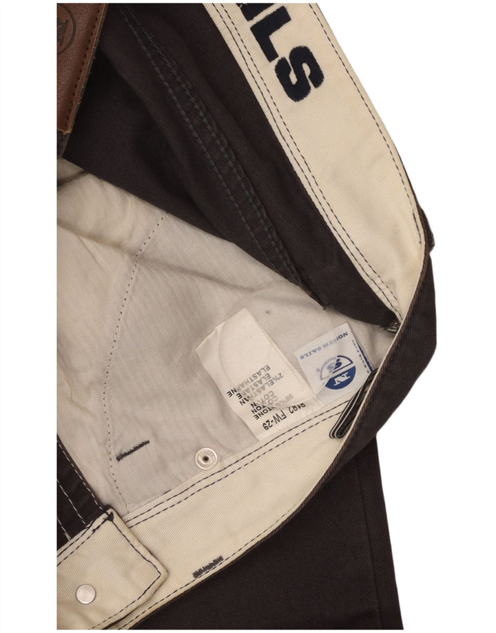 NORTH SAILS Gerade Freizeithose für Herren, W32, L34, graue Baumwolle