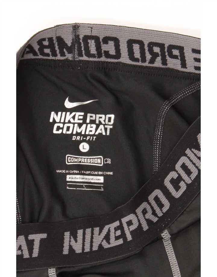 Nike Herren-Kompressions-Leggings mit Grafik, Größe L, Schwarz