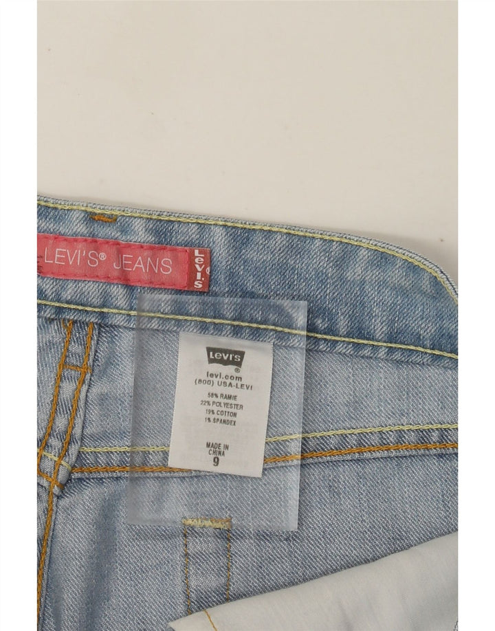 Levi's Damen Bermuda Denim Shorts US 9 Medium W32 Blue Ramie