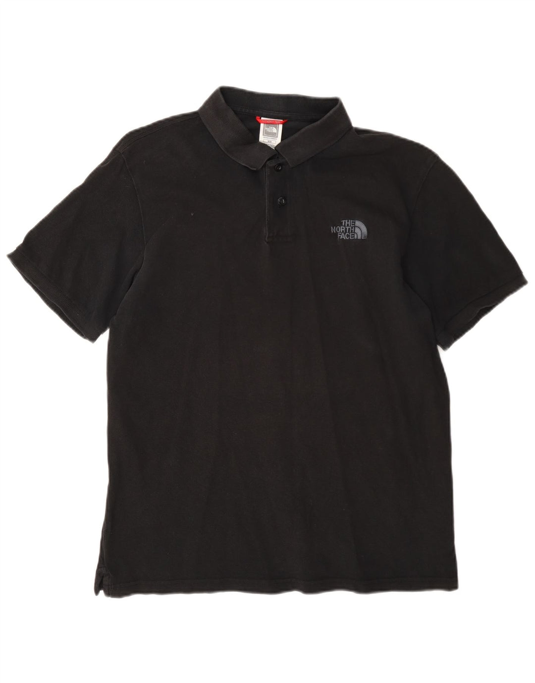 The North Face Herren-Poloshirt aus mittelschwarzer Baumwolle