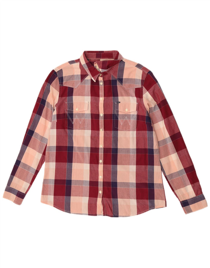Wrangler Damen-Hemd mit normaler Passform, UK 18, XL, mehrfarbig, kariert, Baumwolle