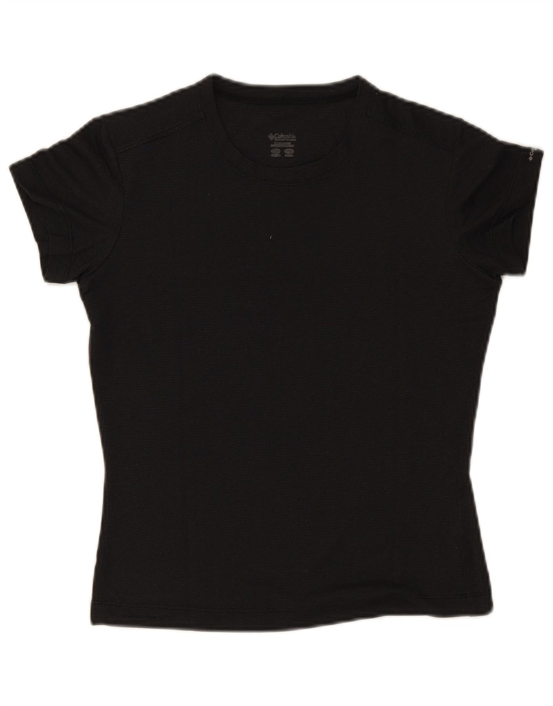 Columbia Damen T-Shirt Top UK 12 Medium Schwarz Polyester