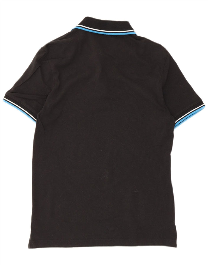Diadora Herren Poloshirt Small Schwarz
