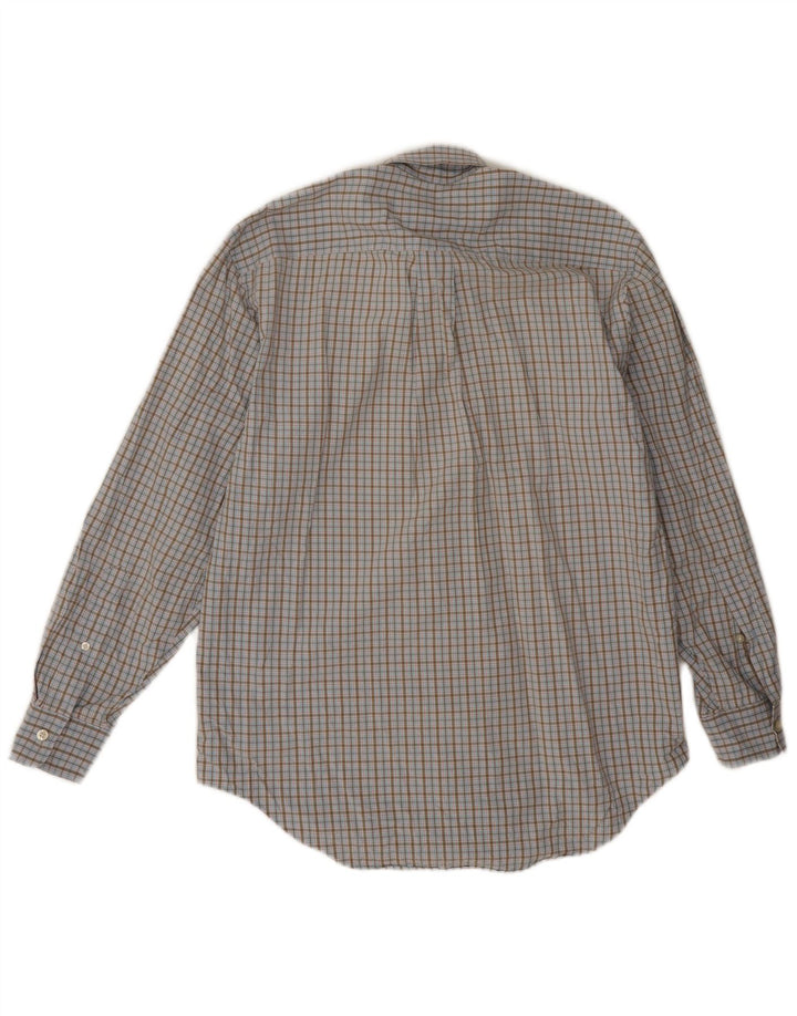Vineyard Vines Herrenhemd, klein, blau, Gingham-Baumwolle