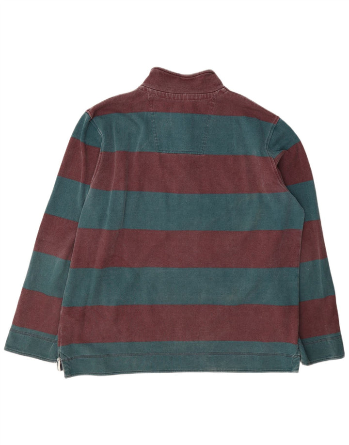 Crew Clothing Herren-Sweatshirt mit Reißverschluss, 2XL, mehrfarbig gestreift
