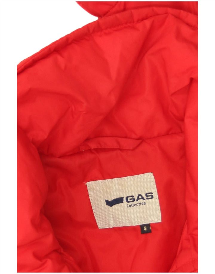 Gas Damen Wattierte Jacke UK 10 Small Rot