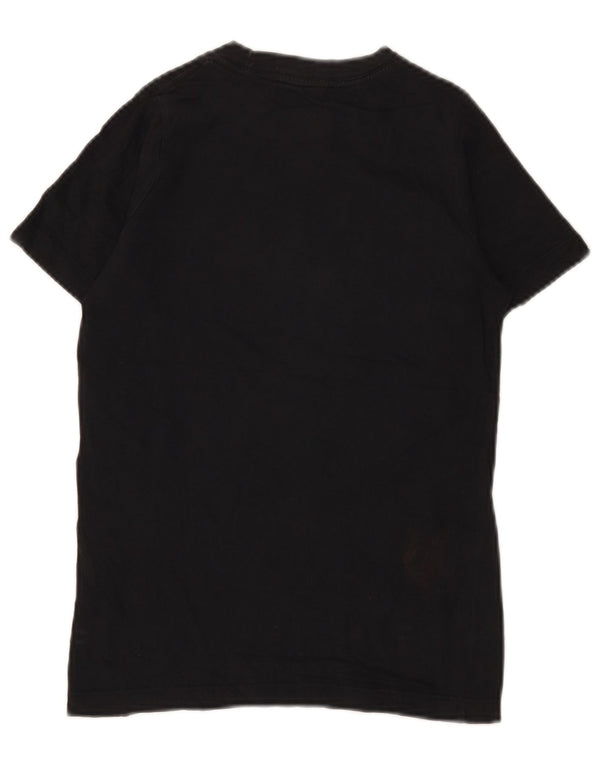 Nike Jungen-T-Shirt mit Grafik, mittelgroß, schwarze Baumwolle, 10–11 Jahre