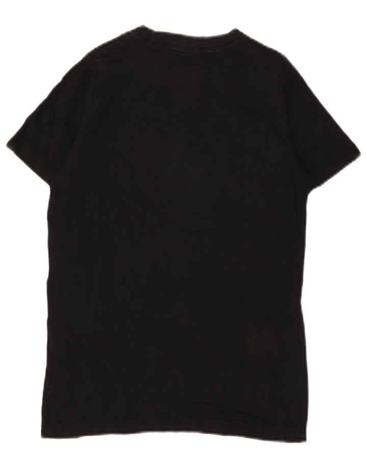 Nike Jungen-T-Shirt mit Grafik, mittelgroß, schwarze Baumwolle, 10–11 Jahre