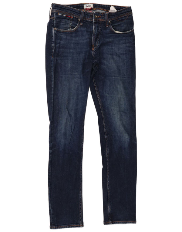 Tommy Hilfiger Herren Slim Jeans W30 L34 Marineblau Baumwolle