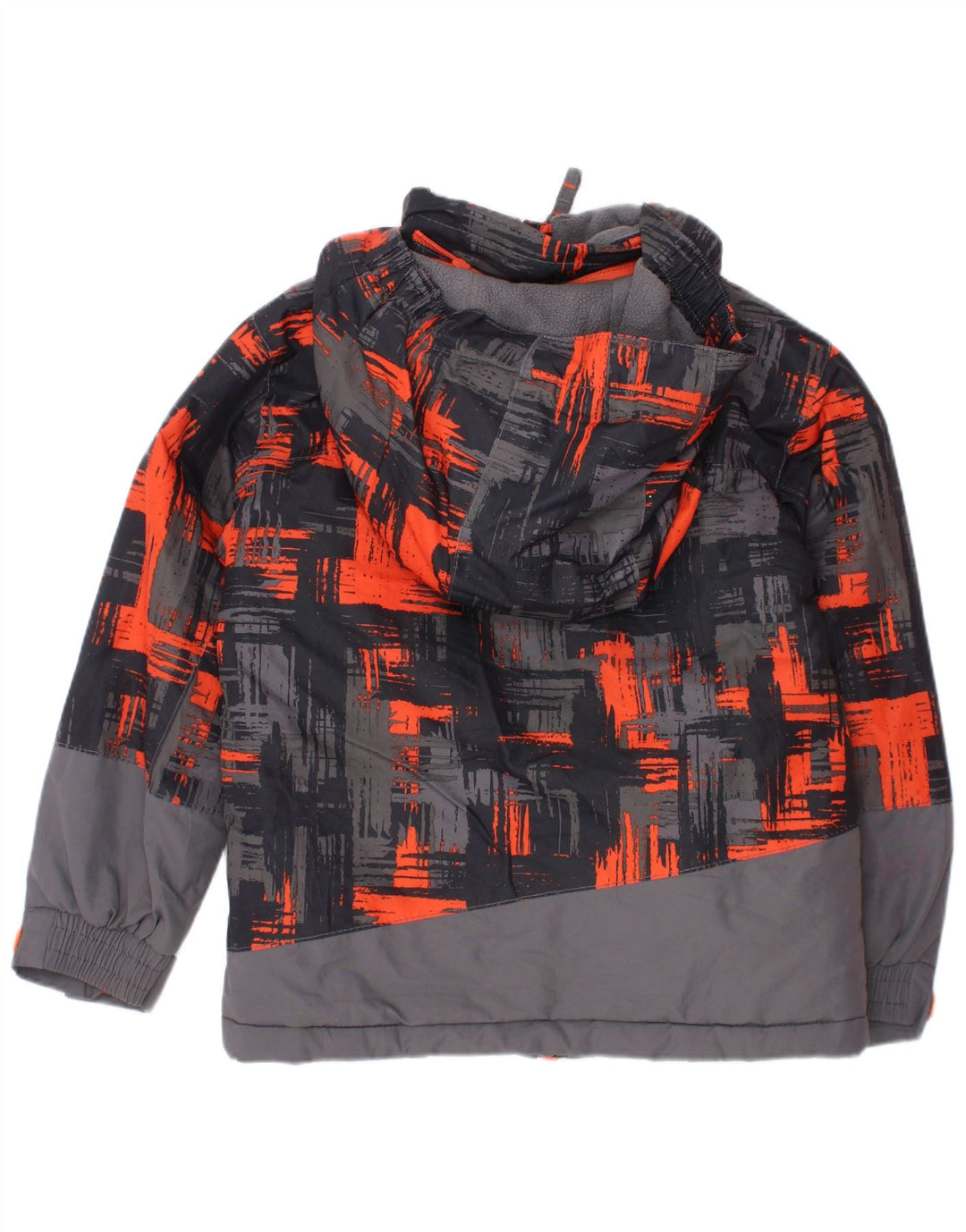 Mountain Warehouse Jungen-Windjacke mit Kapuze, 3–4 Jahre, grau kariert