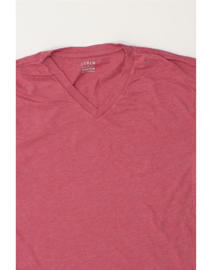 J. CREW Mens T-Shirt Top Medium Pink Cotton Vintage J. Crew and Second-Hand J. Crew from Messina Hembry 