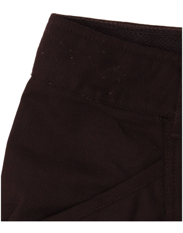 DIESEL Damen-Freizeitshorts mit hoher Taille, W28, mittelbraune Wolle