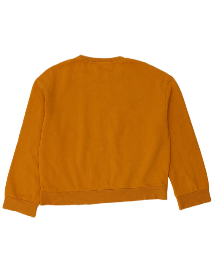 Zara Damen-Sweatshirt in Übergröße, Gr. 10, Größe S, Orange, Baumwolle